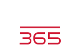 Vagt365 Dansk vagtfirma logo hvid